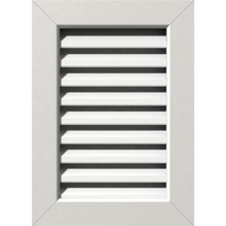 White ventilation grille with horizontal slats, designed for effective airflow management in homes and businesses, optimizing indoor air quality and temperature control.